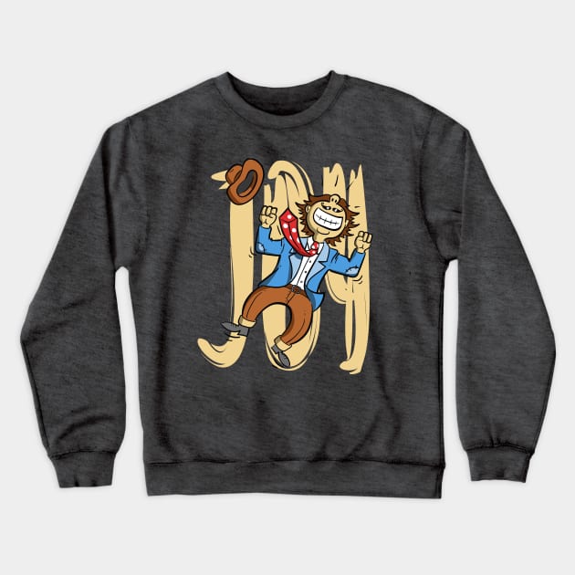 Joy and Happiness Crewneck Sweatshirt by OsFrontis